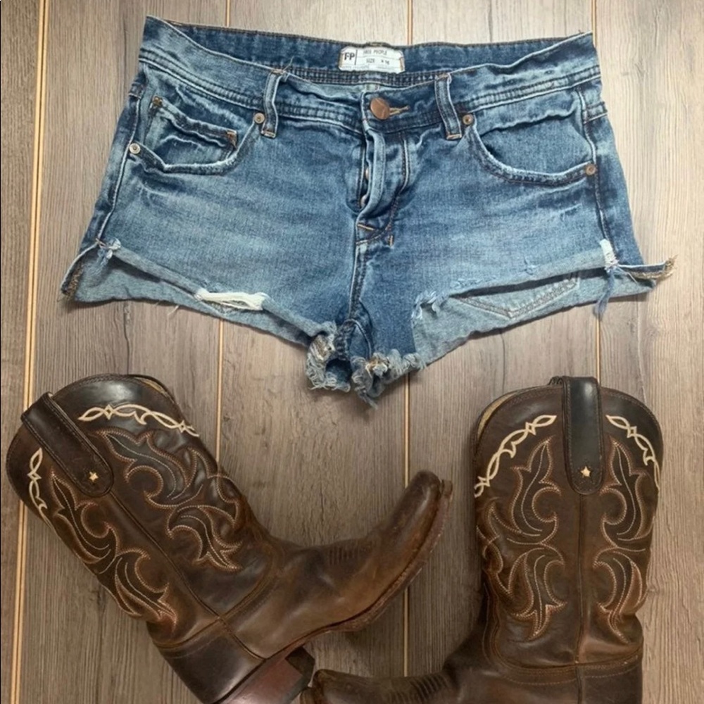 Free People Denim Shorts 26